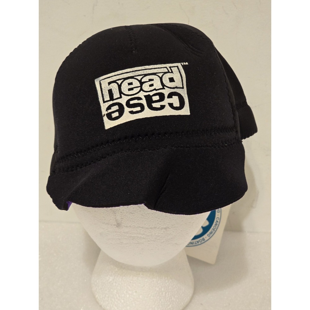Head Case Swimming Cap Diving Hat Black Blue New‎ NWT